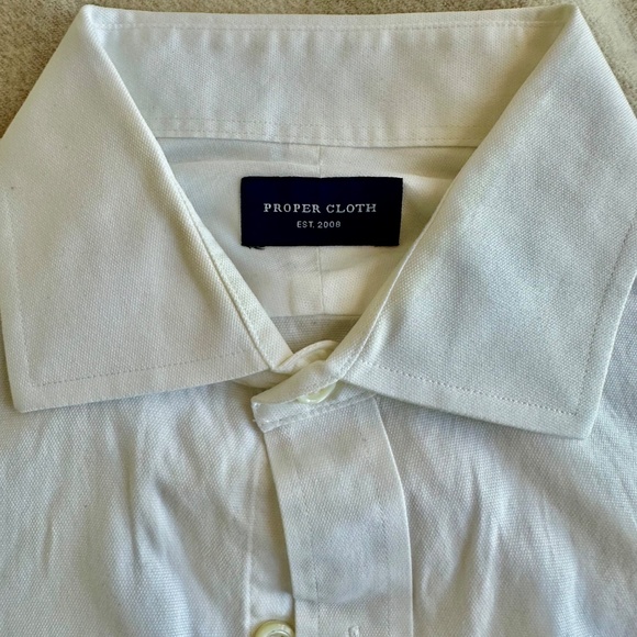 Proper Cloth Royal Oxford cotton French cuff dress shirt - Picture 2 of 6